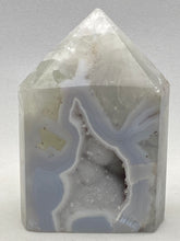 Agate geode obelisk